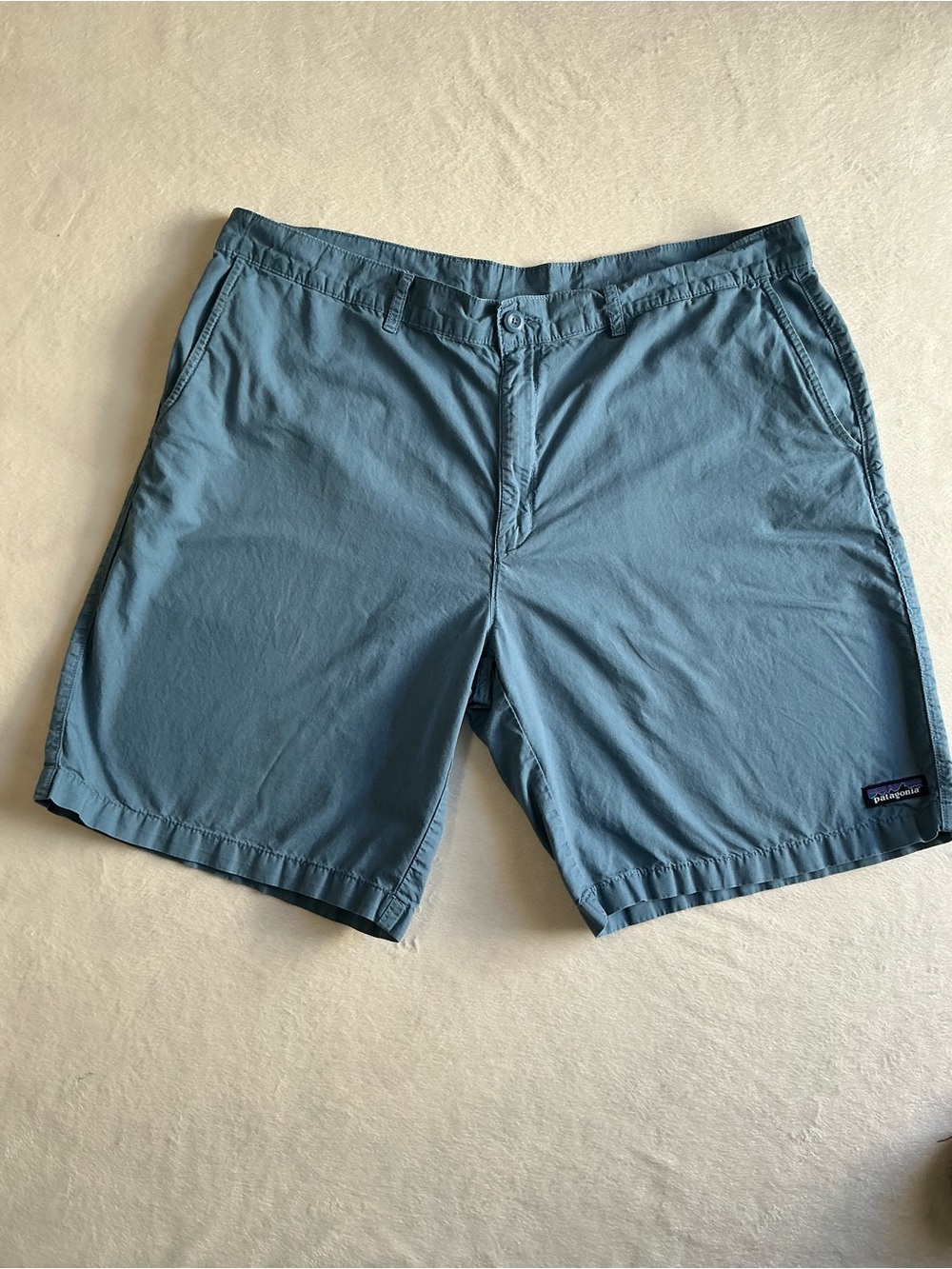 Patagonia All-Wear Hemp Shorts Blue Mens Size 40 Cotton Casual Summer Beach